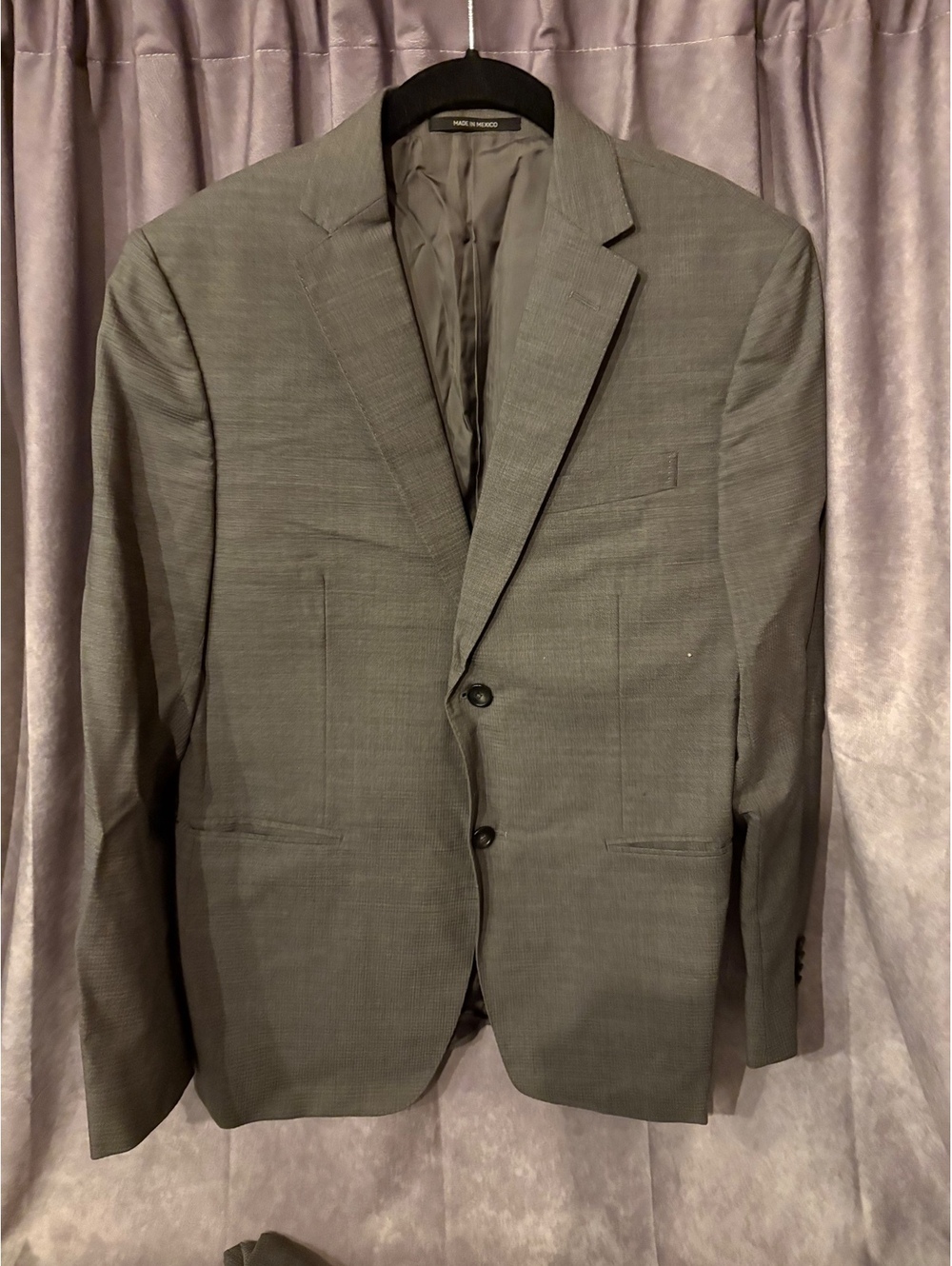 Z Zegna Gray Slim Fit Wool Suit 48C 38R Italy 32x30 Luxury